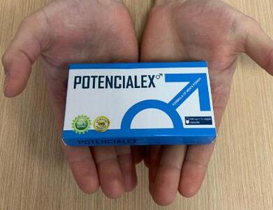 Potencialex қаптамасының фотосуреті, капсулаларды қолдану тәжірибесі